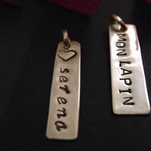 Add A Tag To Any Necklace, Personalized Necklace,..