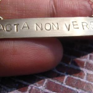 Latin Quote "acta Non..