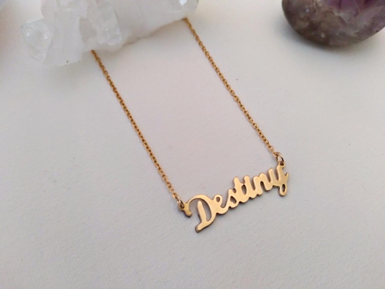 Name Necklace, Personalized Jewelry, Personalized Necklace, Name Plate Necklace